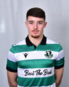 Player in Shamrock Rovers jersey, standing against a neutral background.