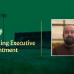 Shamrock Rovers marketing executive portrait at stadium.