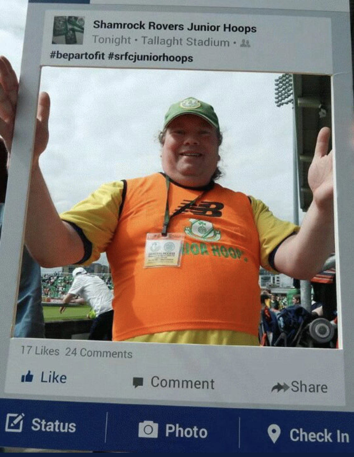 Photograph in memory of Anthony McDonald.