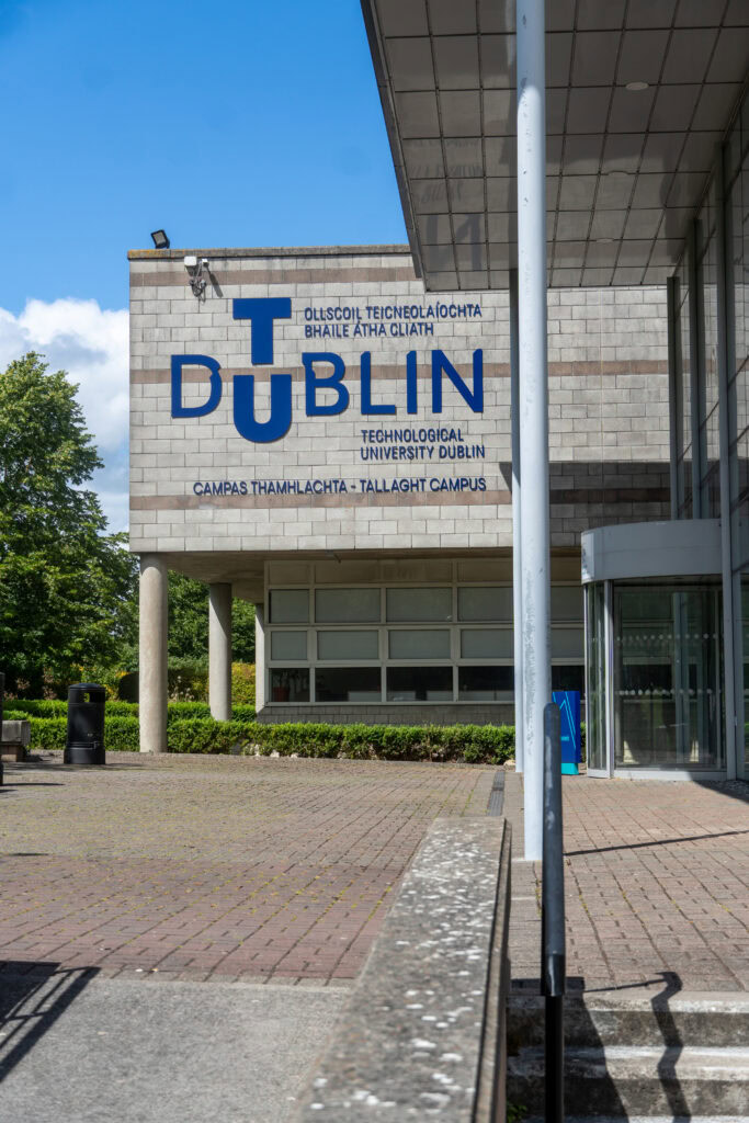 Dublin Institute of Technology Tallaght Campus building exterior with signage.