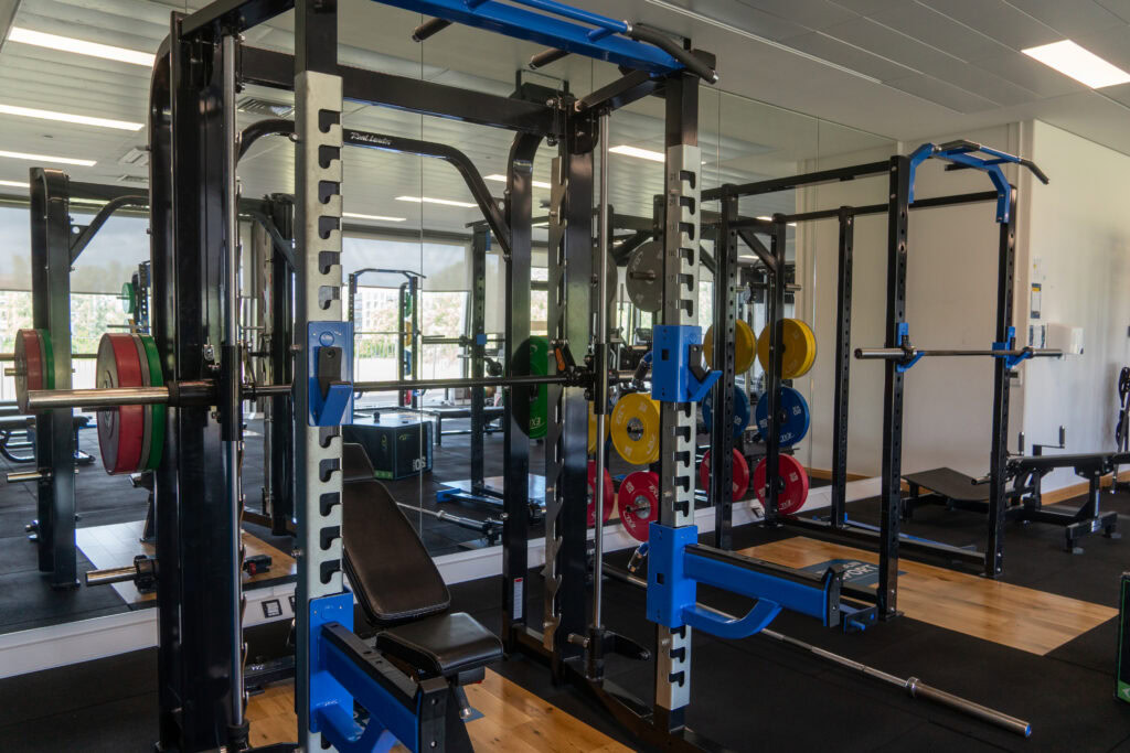 SRFC Women’s Facility at TU Dublin Tallaght Campus gym equipment.