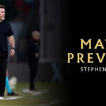 Shamrock Rovers match preview with coach Stephen Bradley on the sideline.